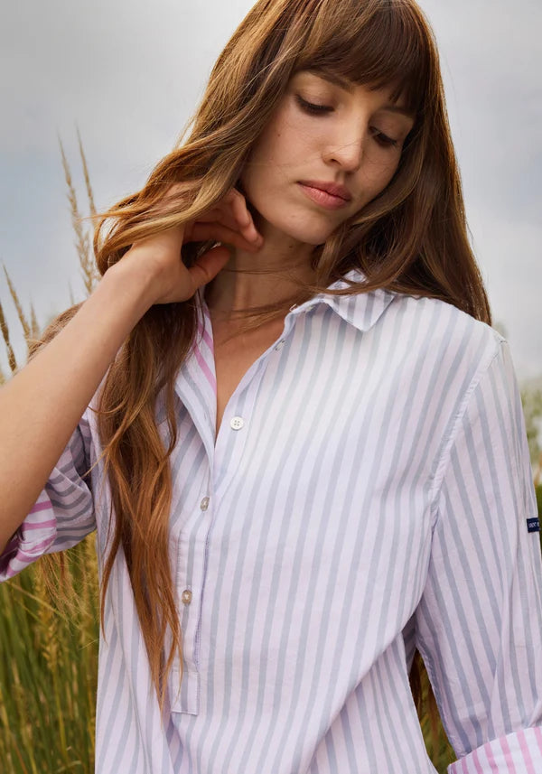 Saint James - Benedicte II – Women’s Striped Cotton Shirt Dress