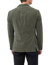 Load image into Gallery viewer, Model wearing Rodd &amp; Gunn - Saint Bathans Jacket in Moss - back.

