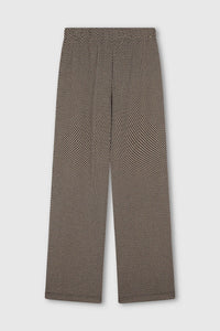 Rino & Pelle - Bindina Wide Leg Trousers in Stone Graphics.