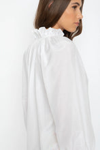 Load image into Gallery viewer, Model wearing Caballero - Leigh Top in White.
