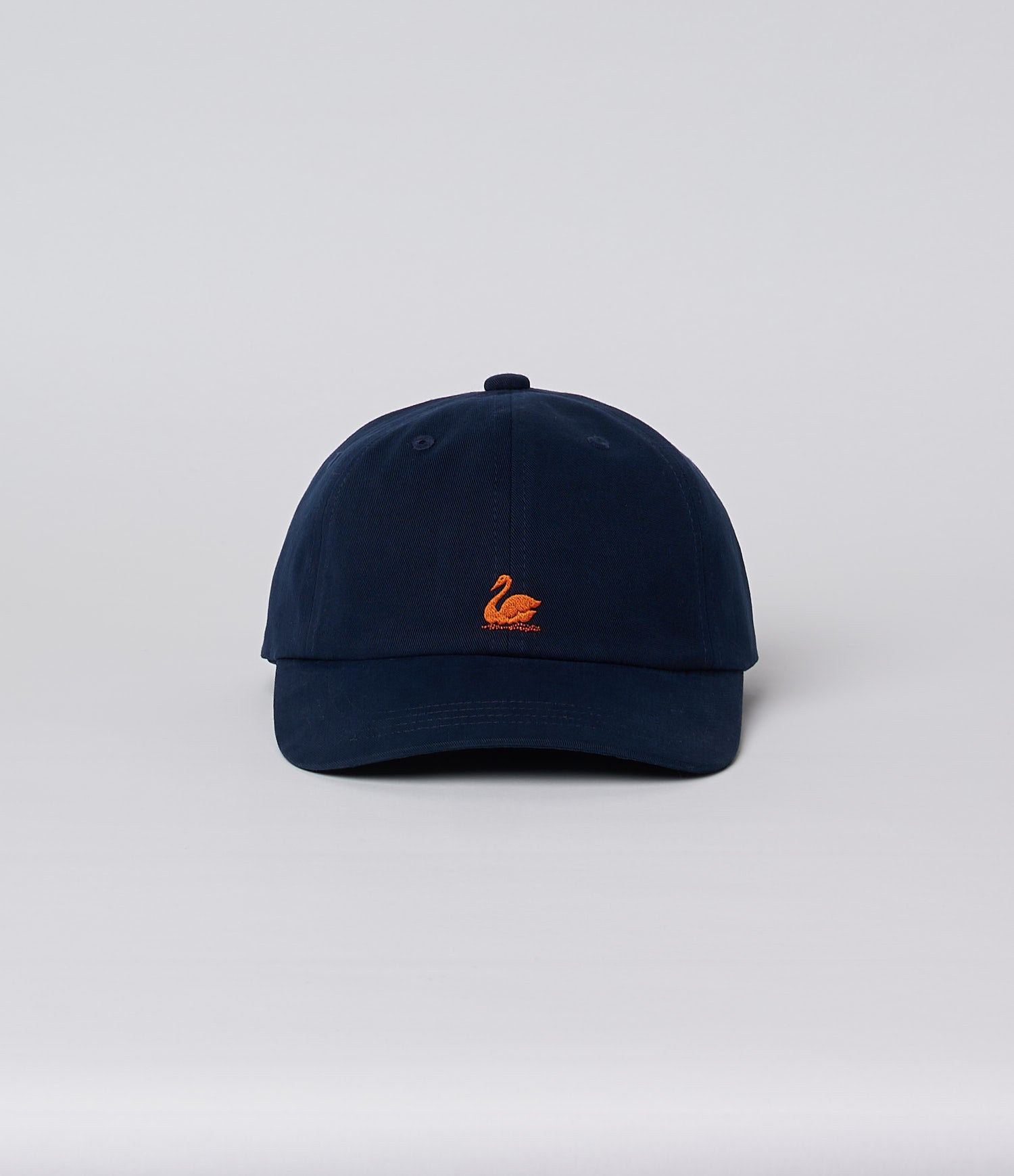 Merz B. Schwanen - Good Basics Swan Logo Cap in Night Blue.