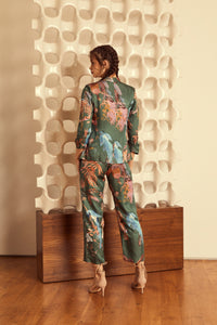 Model wearing Caballero - Kinsley Blazer in Italian Afternoon - back.