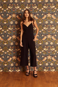 Model wearing Caballero - Farren Jumpsuit in Black.