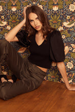 Load image into Gallery viewer, Model wearing Caballero - Andrea Top in Black.
