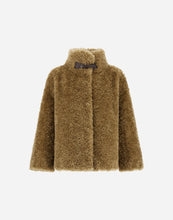 Load image into Gallery viewer, Herno Women&#39;s Short Teddy Bear Coat with Buckle
