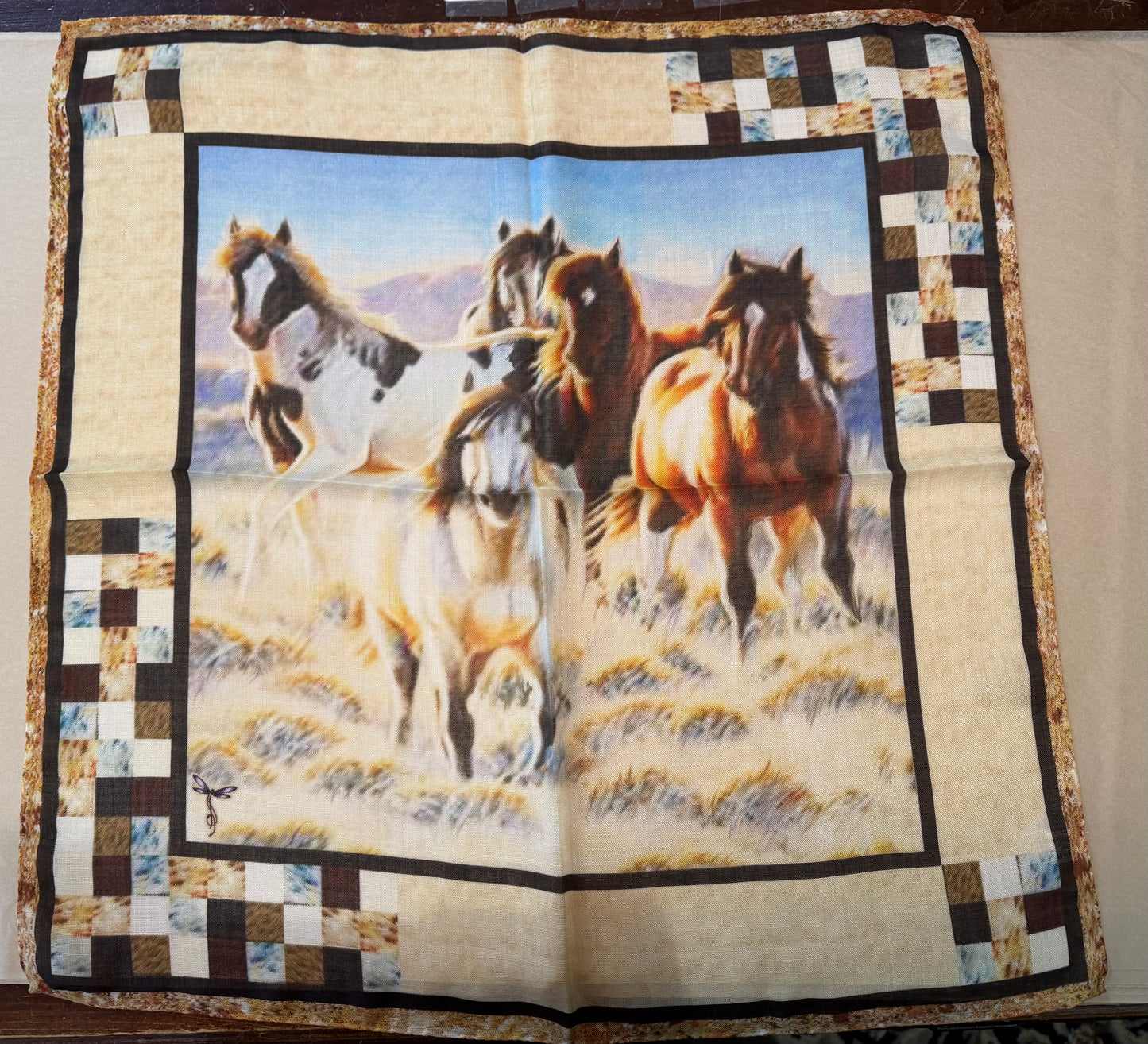 Ruth Graves Designs - Horse Run Neck Scarf