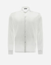 Load image into Gallery viewer, Herno - Men&#39;s Crepe Jersey Shirt in white.
