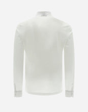 Load image into Gallery viewer, Herno - Men&#39;s Crepe Jersey Shirt in white - back.
