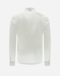 Herno - Men's Crepe Jersey Shirt in white - back.