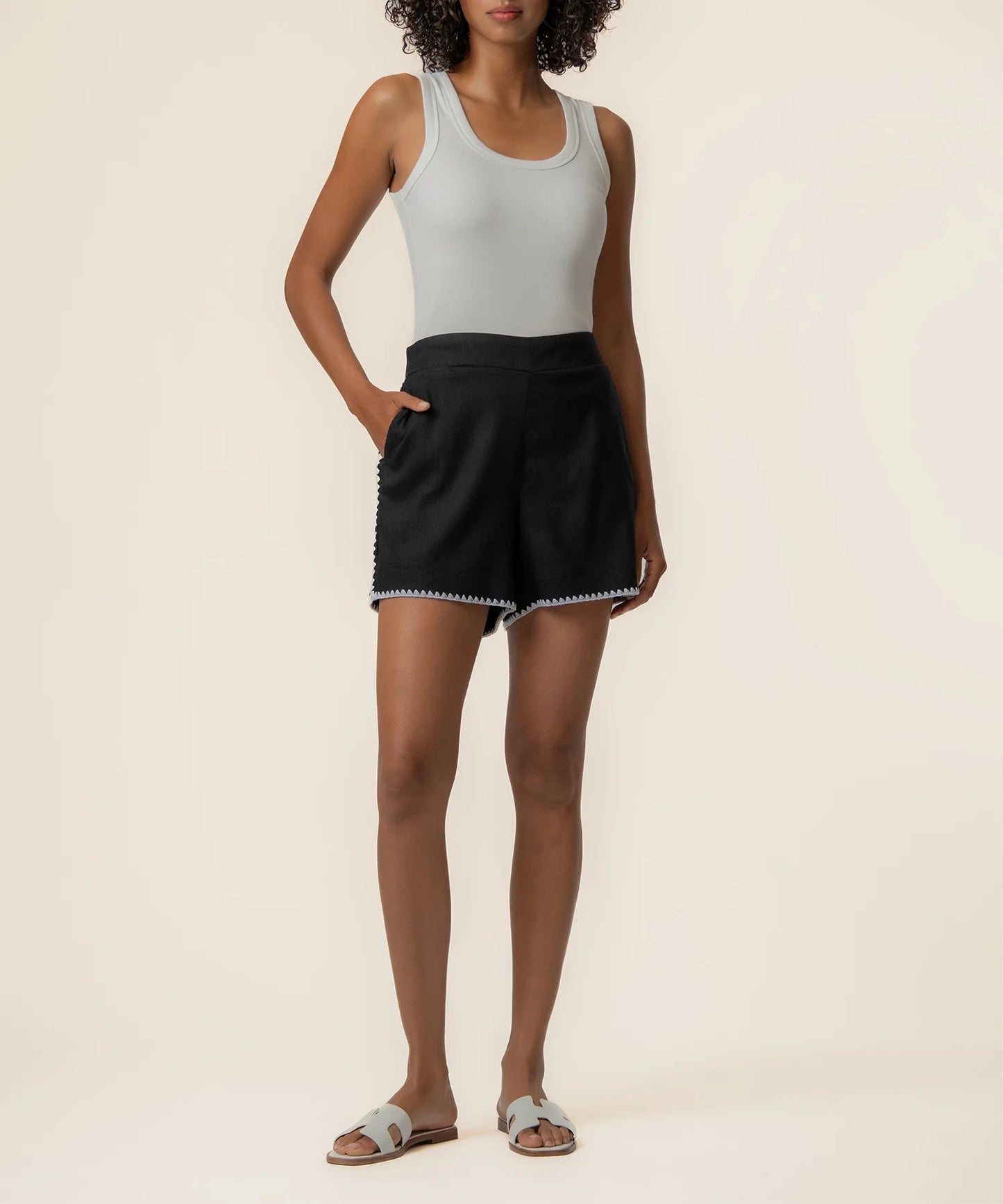 Kut From The Kloth - Nicolette Linen Bermuda Short