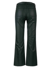 Load image into Gallery viewer, Kut From The Kloth - Kelsey High Rise Ankle Flare w/Raw Hem in Forest - back.
