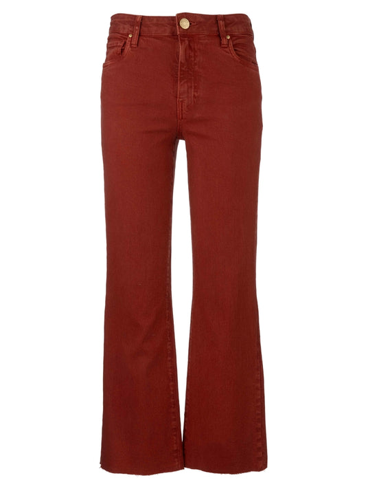 Kut From The Kloth - Kelsey High Rise Ankle Flare w/ Raw Hem in Paprika.