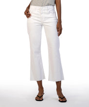 Load image into Gallery viewer, KUT From The Kloth Kelsey High Rise Ankle Flare Reg Hem KP0513MD6 in Optic White.
