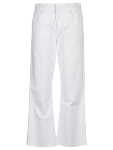 KUT From The Kloth Kelsey High Rise Ankle Flare Reg Hem KP0513MD6 in Optic White.