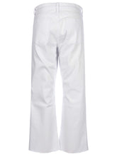Load image into Gallery viewer, KUT From The Kloth Kelsey High Rise Ankle Flare Reg Hem KP0513MD6 in Optic White - back.
