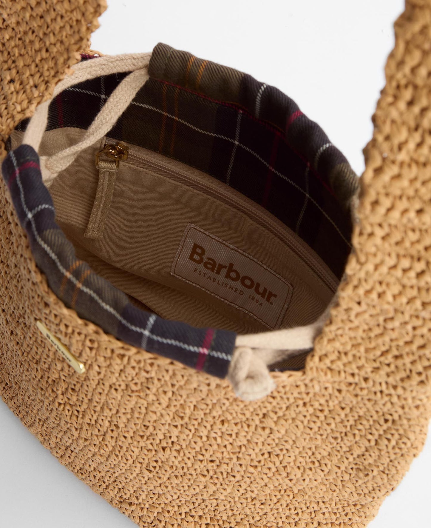 Barbour Lily Soft Tote Bag in Natural.