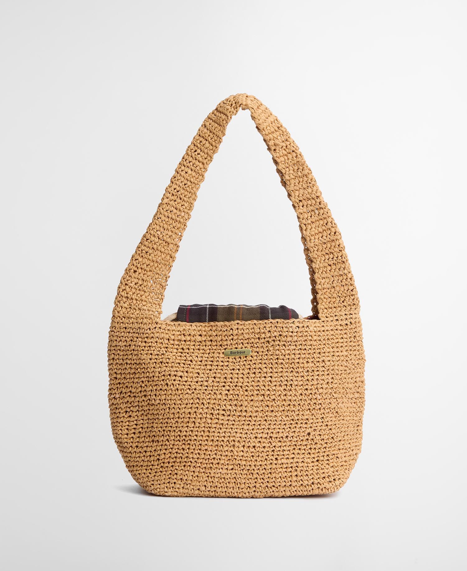 Barbour Lily Soft Tote Bag in Natural.