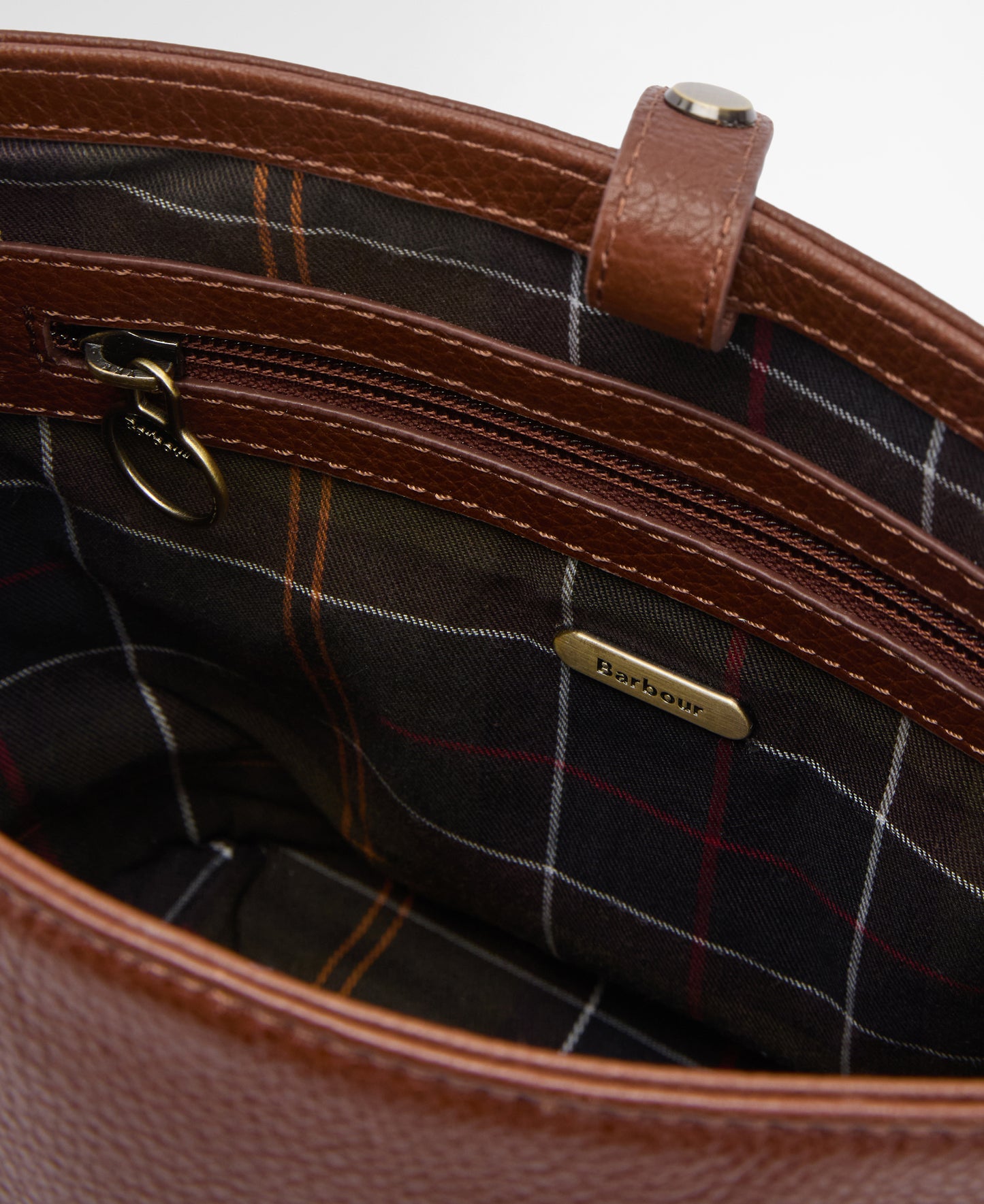 Barbour - Cedar Leather Bucket Bag