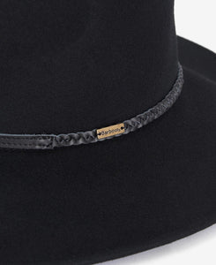 Barbour Tack Fedora in Black.