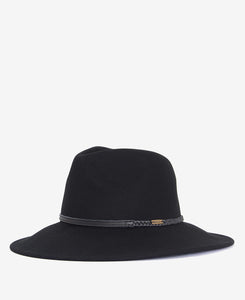 Barbour Tack Fedora in Black.