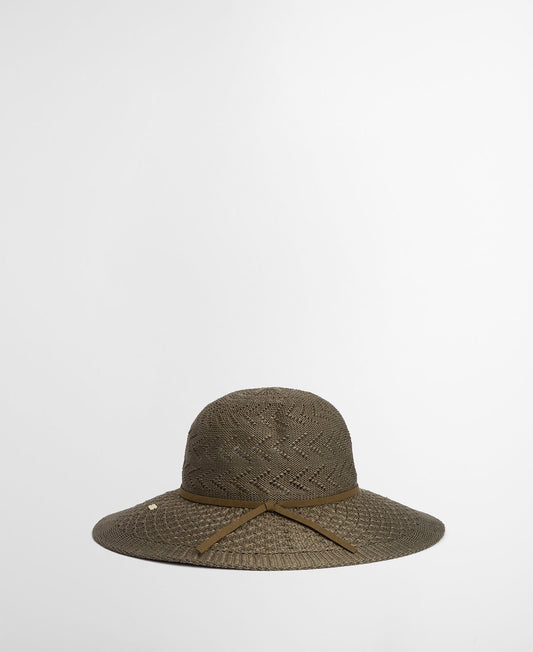 Barbour Robin Sun Hat in Dusky Green.