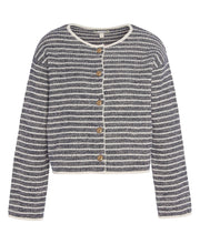 Load image into Gallery viewer, Barbour Reil Knitted Cardigan in Multistripe.
