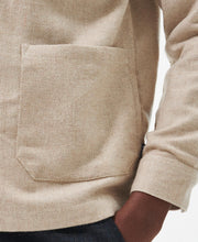 Load image into Gallery viewer, Model wearing Barbour Waterhill Overshirt in Stone Marl.

