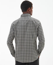 Load image into Gallery viewer, Model wearing Barbour Lomond Tailored Shirt in Forest Mist.
