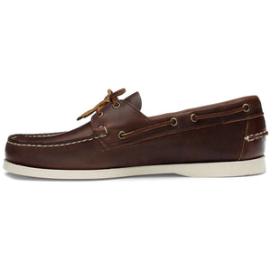 Sebago - Docksides Portland Waxed in Brown.