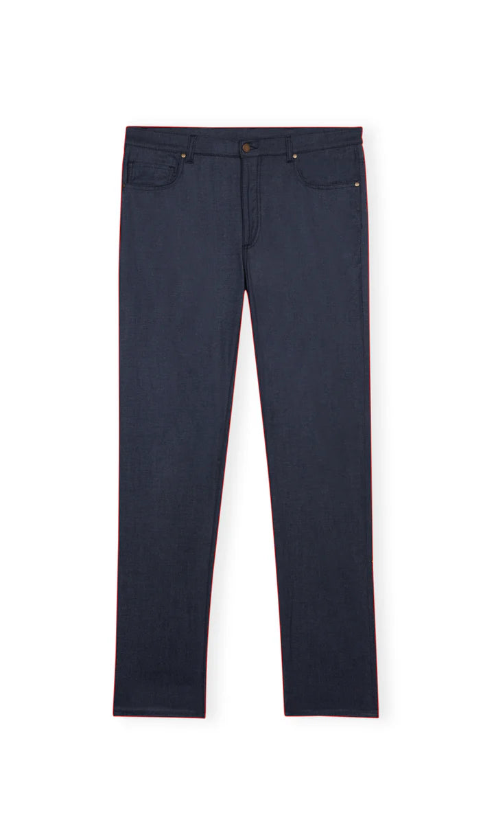 Maurizo Baldassari - Five Pockets Trouser Cashmere Blend Denim Look