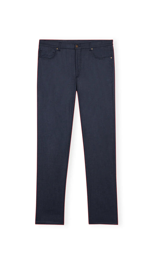 Maurizo Baldassari - Five Pockets Trouser Cashmere Blend Denim Look