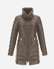 Load image into Gallery viewer, Herno - Women&#39;s Maria Long Coat in Taupe/Tortora.

