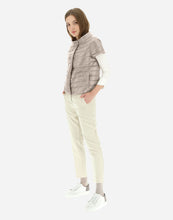 Load image into Gallery viewer, Model wearing Herno - Women&#39;s Emilia Cap Sleeve Vest in Chantilly.
