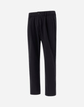 Load image into Gallery viewer, Herno - Men&#39;s Trousers in Light Non-washed Scuba in Blue Navy.
