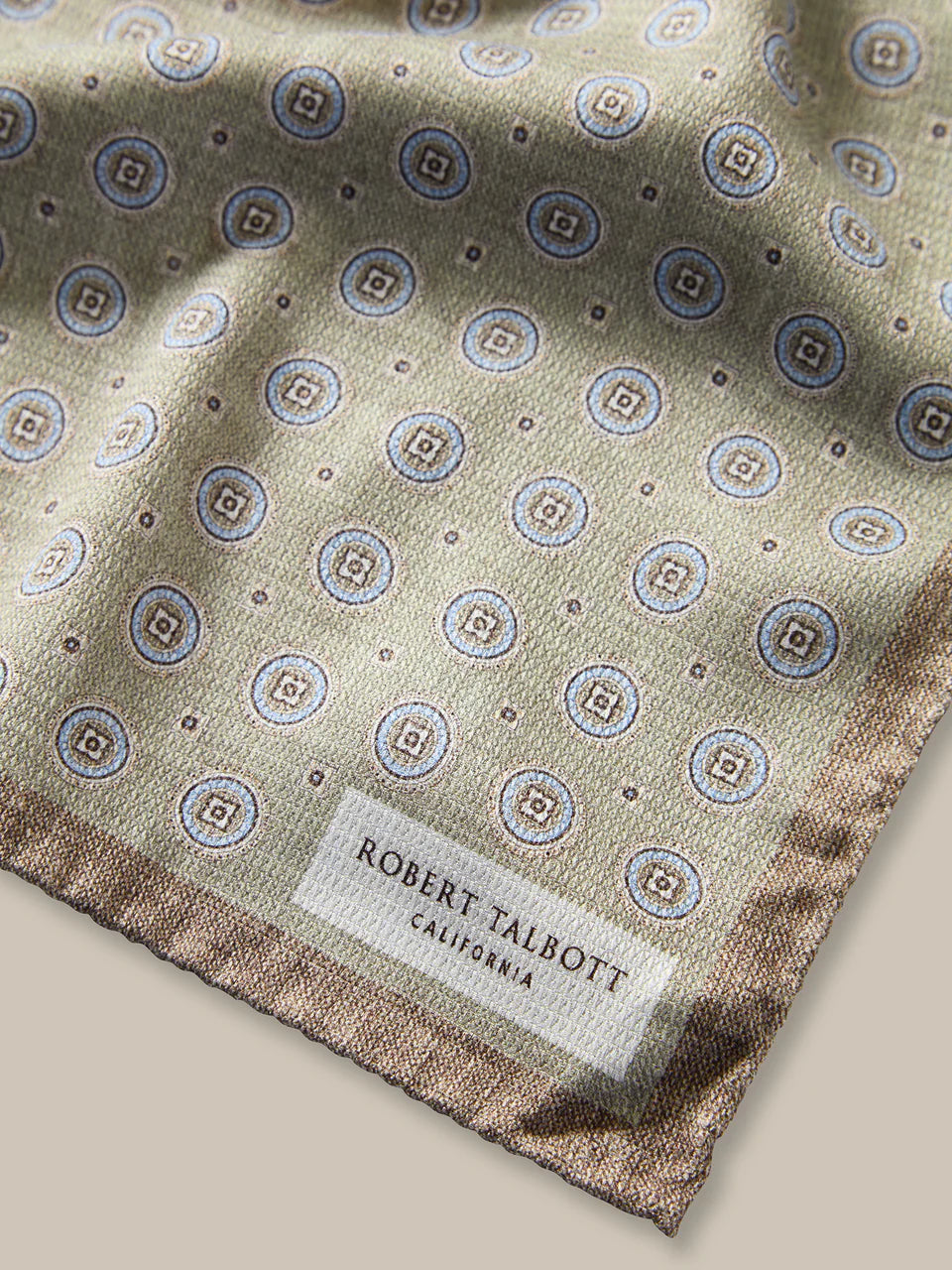 Robert Talbott - Colton Reversible Neat/Paisley Pocket Square