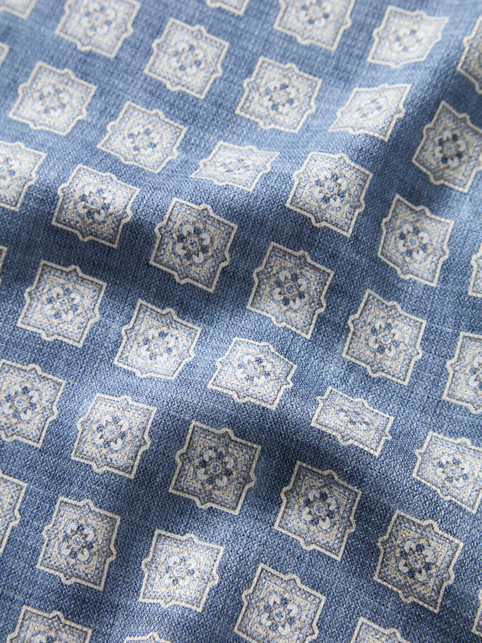 Robert Talbott - Colton Reversible Medallion/Neat Pocket Square
