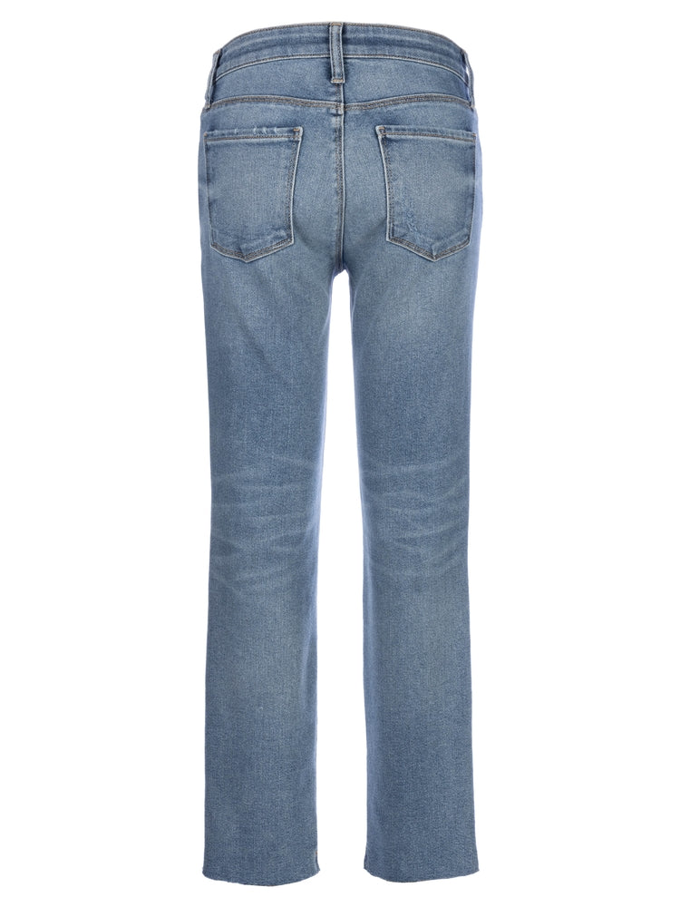 KUT From The Kloth Reese Ankle Straight Leg w/Raw Step Hem KP0937MB5 in Operated - back.