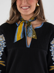 Emily McCarthy - Hand-Stitched Silk Scarfette