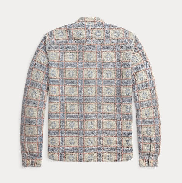 RRL - Print Reverse Terry Workshirt