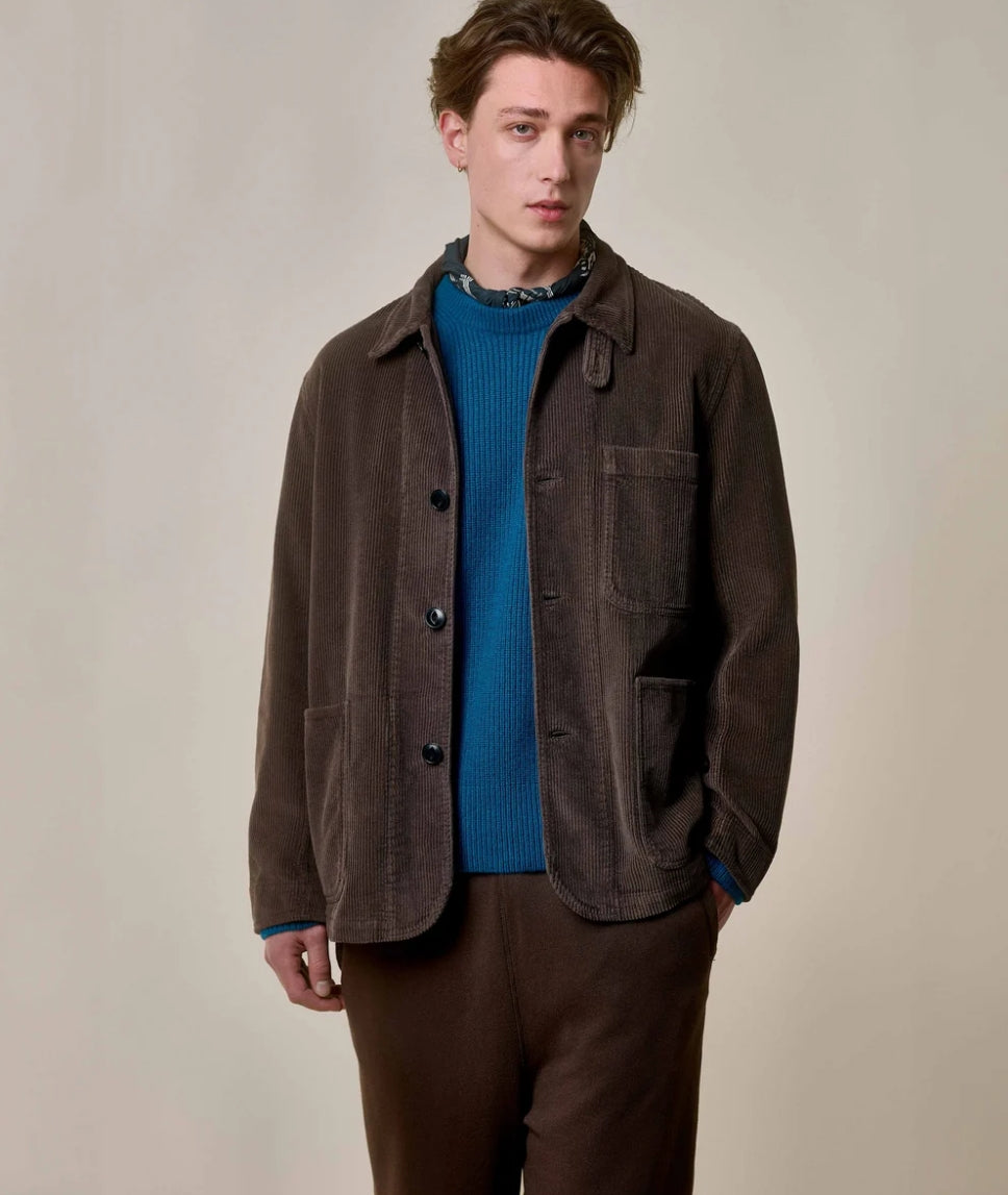 Merz B. Schwanen - Worker’s Bold Cotton Corduroy Jacket