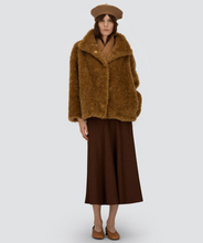 Load image into Gallery viewer, Herno Women&#39;s Short Teddy Bear Coat with Buckle
