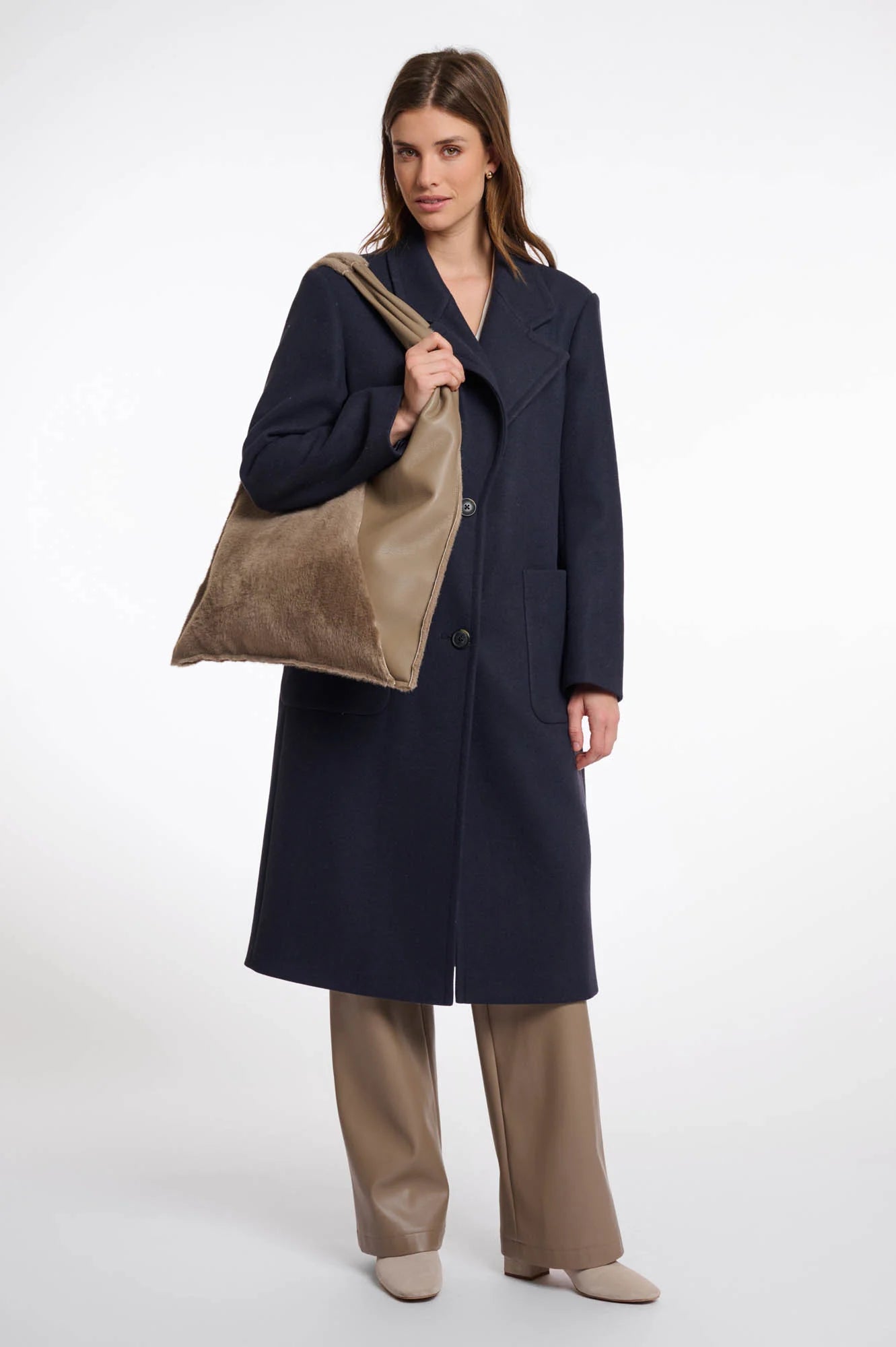 Rino & Pelle - Soraya Faux Fur Shoulder Bag