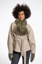 Load image into Gallery viewer, Rino &amp; Pelle - Stip Faux Fur Scarf
