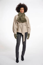 Load image into Gallery viewer, Rino &amp; Pelle - Stip Faux Fur Scarf
