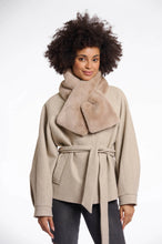 Load image into Gallery viewer, Rino &amp; Pelle - Stip Faux Fur Scarf
