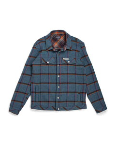 Amundsen - Wool Jacket in Faded Blue.