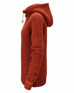 Amundsen -  Heroes Hoodie in burnt red.