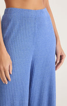 Load image into Gallery viewer, Model wearing ZSupply - Coastline Rib Pant in Bay Blue.
