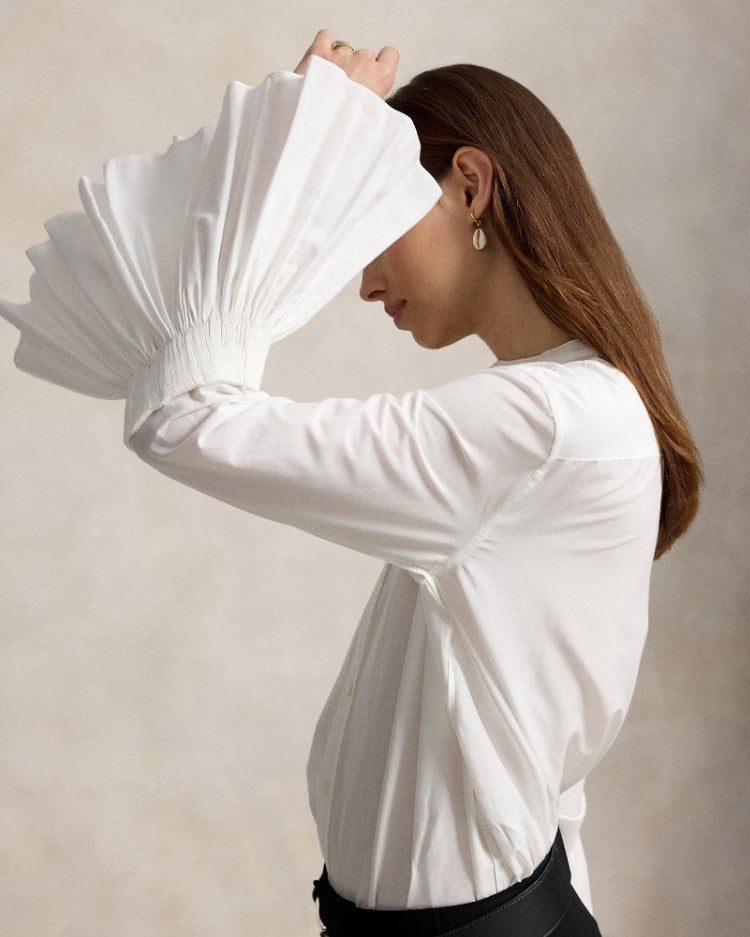 Polo Ralph Lauren - Cotton-Silk Bell-Sleeve Shirt