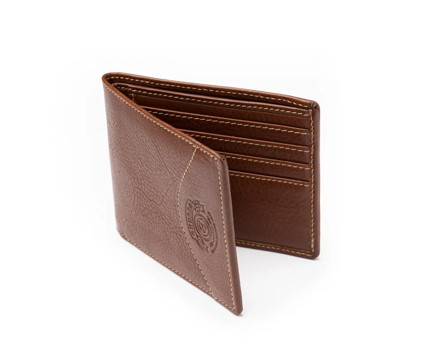 Ghurka - Classic Wallet No. 101 in Vintage Chestnut Leather.